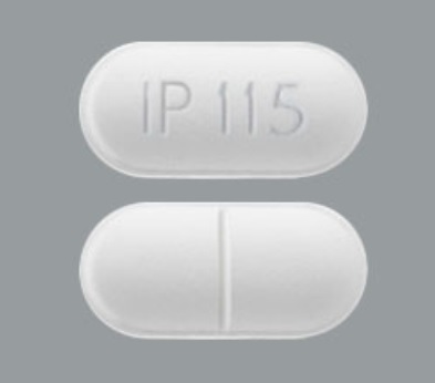 IP 115 Pill White Capsule/Oblong - Pill Identifier